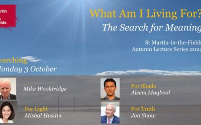 Autumn Lecture Series 2022: Searching for Light, Shade & Truth (03.10)