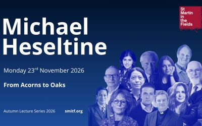 Autumn Lecture Series 2026: Michael Heseltine