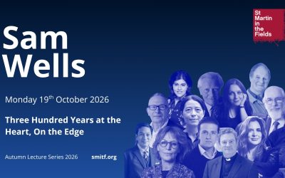 Autumn Lecture Series 2026: Sam Wells
